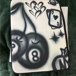 Stylish Black and White Graphic Women's Accessory